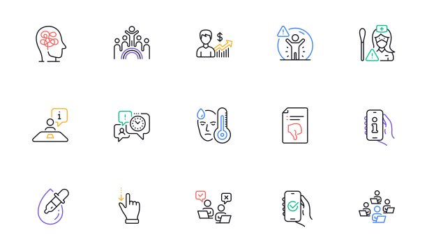 支持，压力和眼药水线图标的网站，打印。为设计。向量图片下载