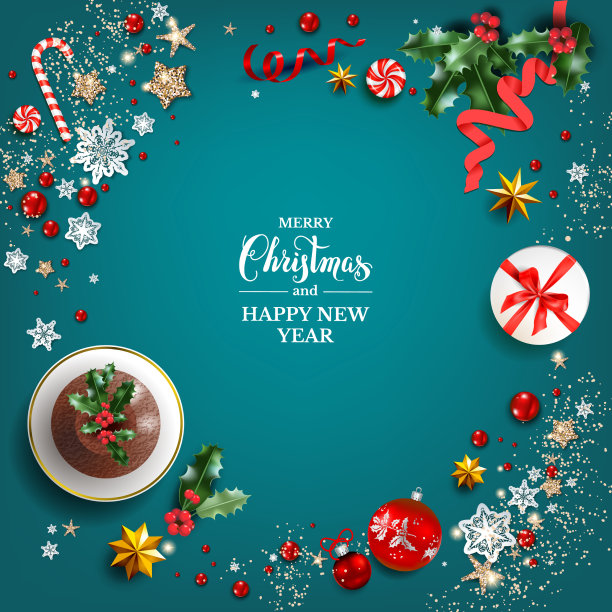 节日贺卡(布丁)图片下载