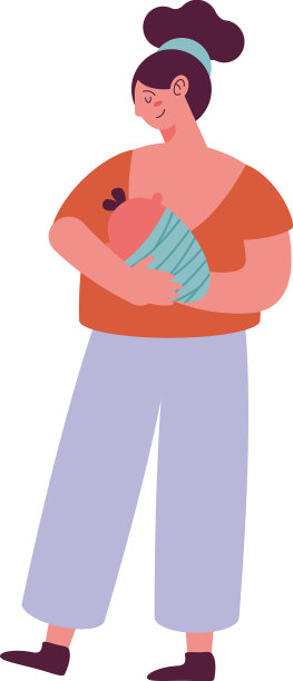 妈妈站着给宝宝喂奶图片下载