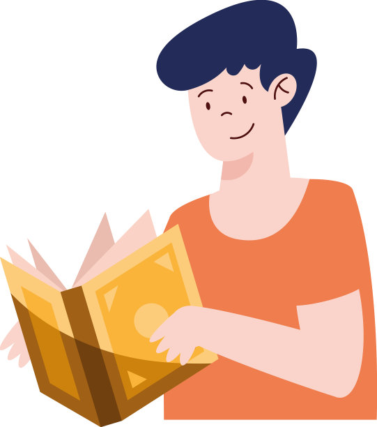 年轻男生读书图片下载