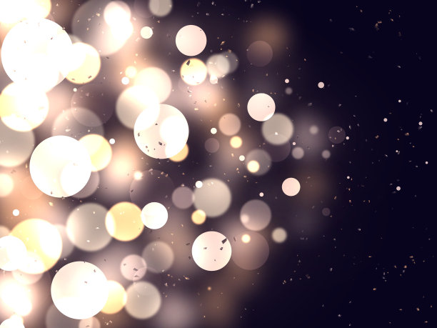 美丽的闪闪发光的抽象黑色和金色失焦背景图片下载