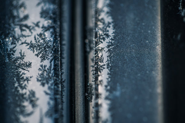冬季冰结晶微距摄影图片下载