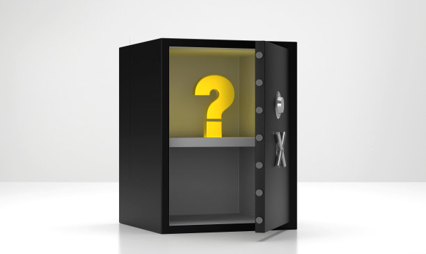 打开保险箱和问号图片下载