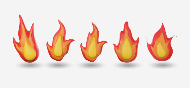 Fire 3D图标收集图片下载