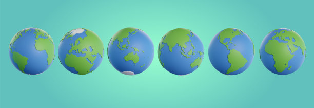 世界的大陆图片下载