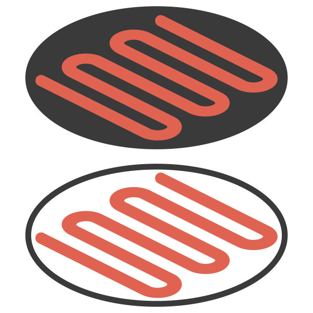 楼面下热水图标，隔离辐射，楼面采暖图片下载