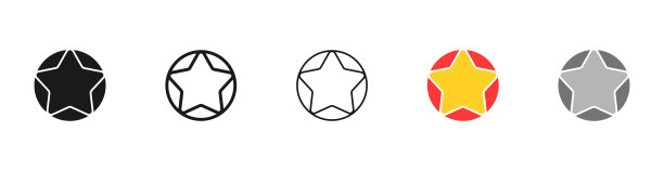 星星设置图标。创意，创意职业，艺术家，魔术，闪耀，四点，评分，评分，反馈，客户，闪耀，美丽，外太空，彗星，天体。矢量五图标图片下载