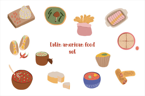 玉米饼和玉米卷是墨西哥菜图片下载