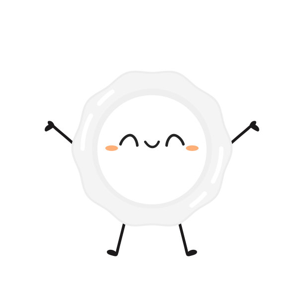 白细胞字符设计。白色背景上的白细胞。图片下载