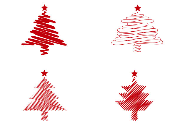 圣诞快乐和新年快乐的图标图片下载