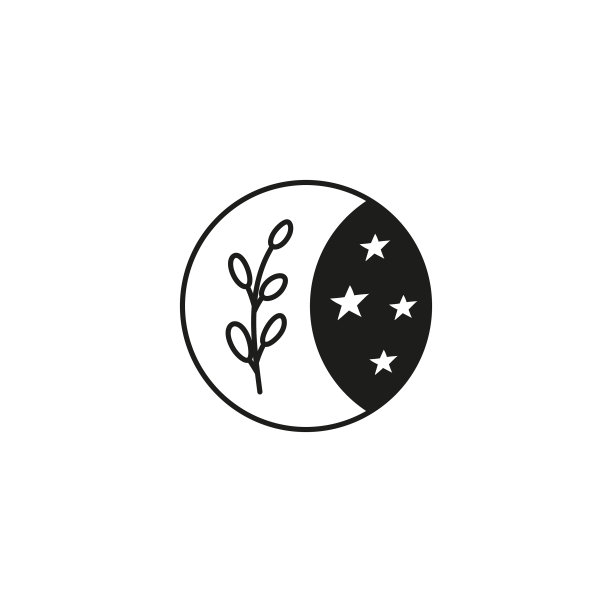 手绘黑色天体波西米亚月亮图标图片下载