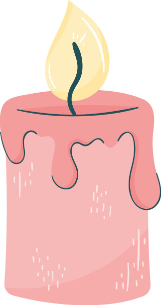 粉色蜡烛蜡图片下载