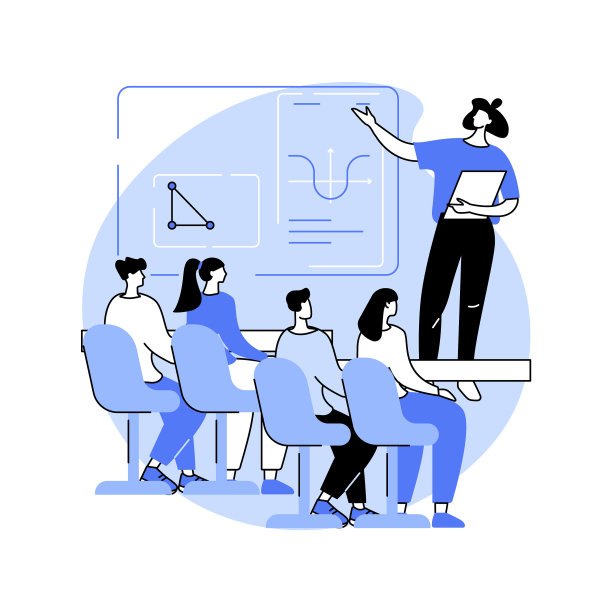 大学讲座孤立漫画图片下载