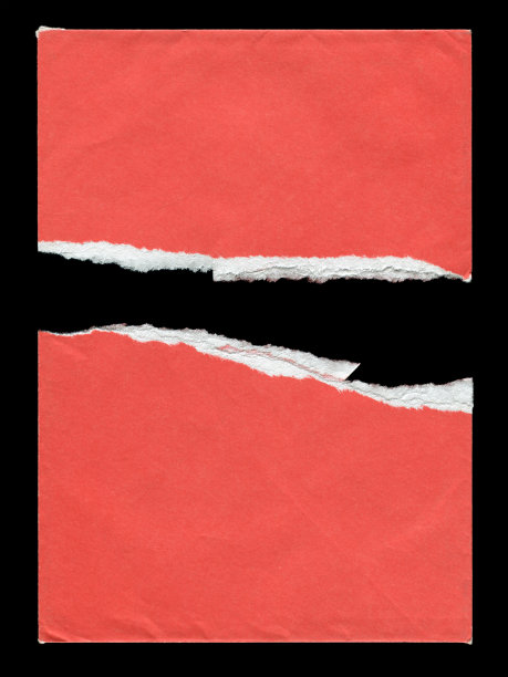 割伤或撕裂纸张背景纹理孤立图片下载