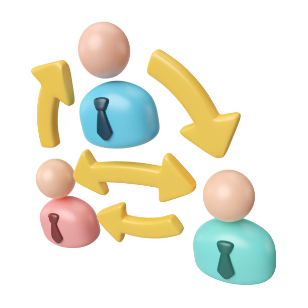 连接3D插图图标图片下载