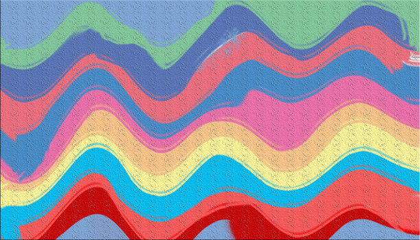 彩色波浪背景图片下载