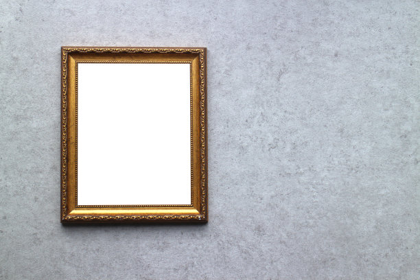 黄金古董相框图片下载