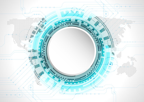矢量电路概念通信技术背景白屏图片下载