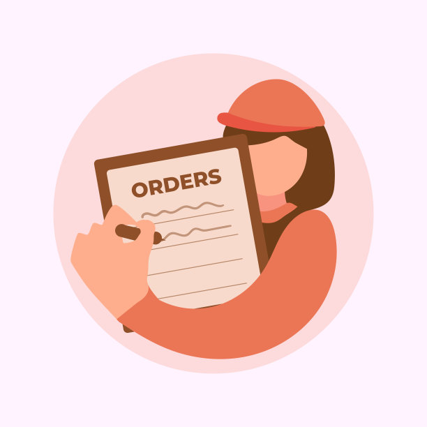 可爱可爱的卡通咖啡馆快乐咖啡咖啡师女孩的贴纸图标吉祥物和标志插图图片下载