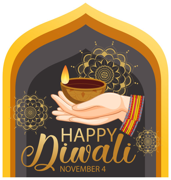 排灯节快乐图片下载