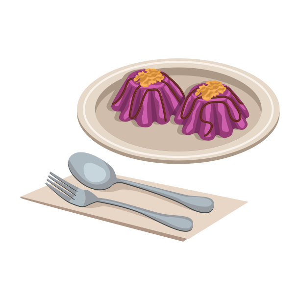 格鲁吉亚民族食品。Pelamushi。甜点，葡萄汁和面粉的酸味。图片下载