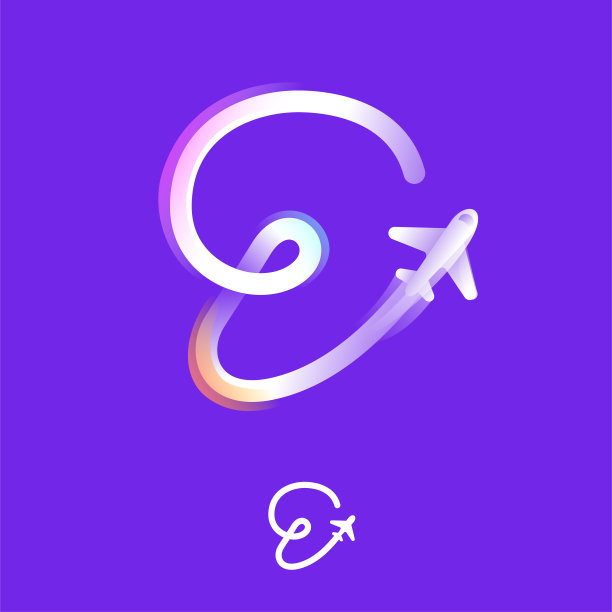 数字九标志由一个梯度线与平面图标和彩虹闪耀。重叠的多色徽章。图片下载