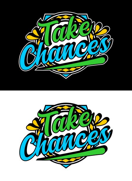 在时尚的圆形背景上冒险动机设计图片下载