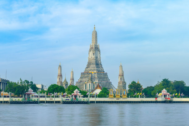 泰国曼谷著名的地标和旅游景点图片下载