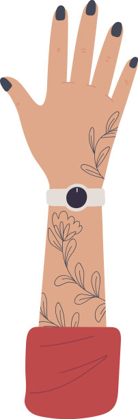 女人手上有纹身图片下载