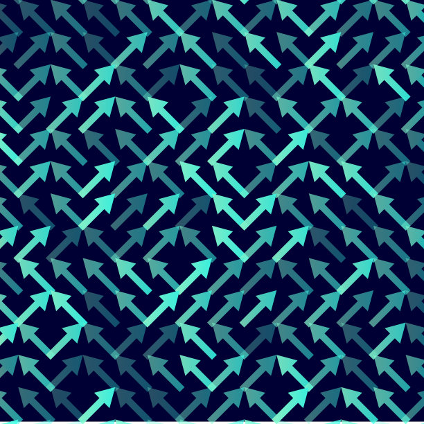 箭头无缝图案几何条纹装饰图片下载