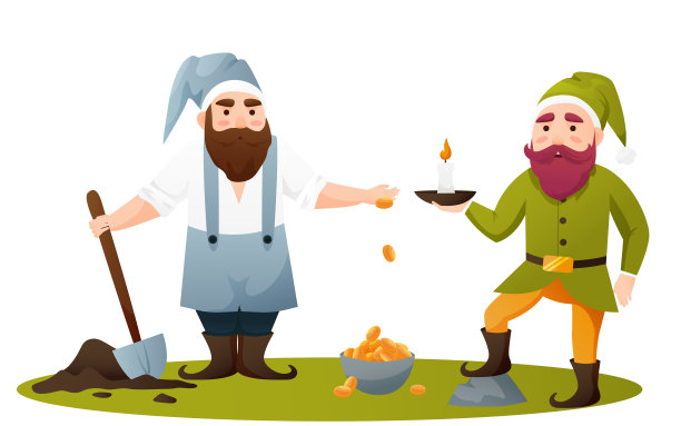 花园侏儒或小矮人图片下载