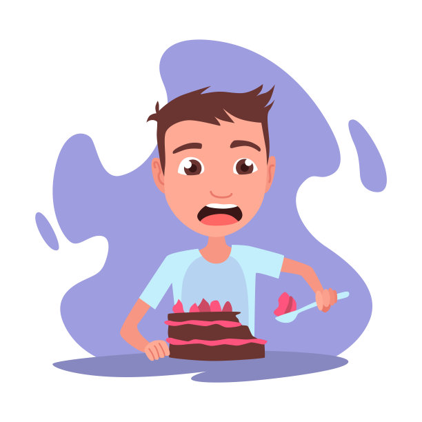 孩子们正在吃早餐或午餐。男孩在吃东西。孩子们喜欢吃菜。饮食习惯营养图片下载