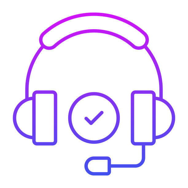 耳机图标现代矢量插图图片下载