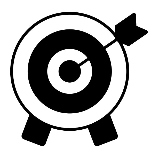 目标图标现代矢量插图图片下载