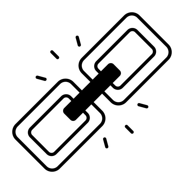 网页链接图标现代插图图片下载