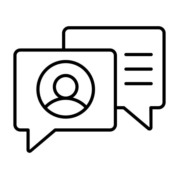 现代社交沟通图标图片下载