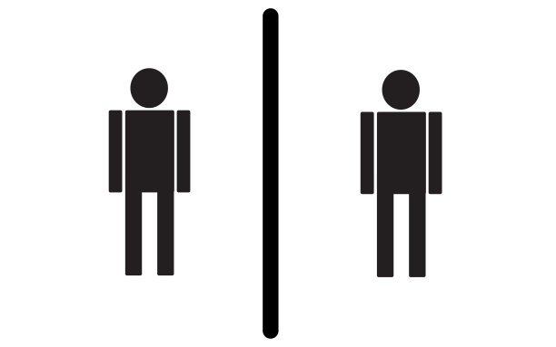 保持距离标志图标图片下载