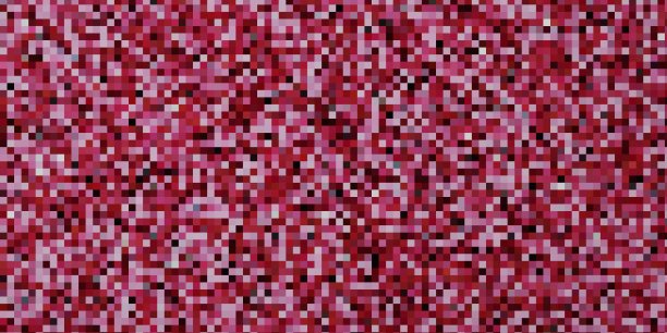 彩色红色抽象矩形形状，块状图案，马赛克。3D渲染插图。图片下载