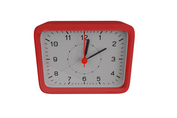 3D渲染方桌闹钟闹钟图片下载