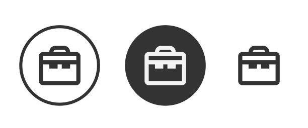 工具箱图标隔离在白色背景平面矢量插图上图片下载