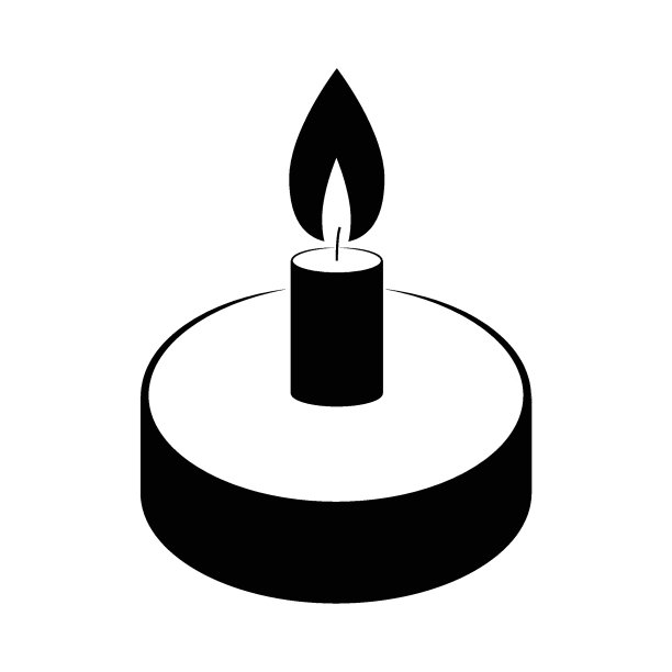 蜡烛图标矢量图片下载