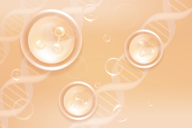 透明质酸皮肤溶液广告，奶油胶原蛋白精华滴与化妆品广告背景准备使用图片下载