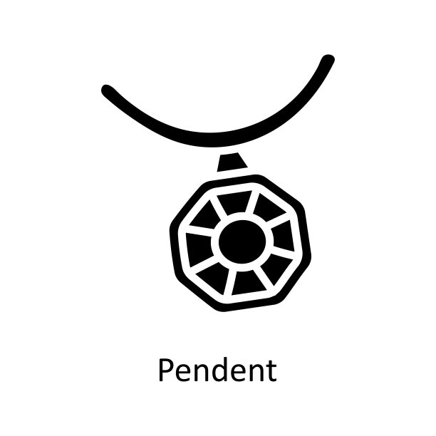 悬挂矢量固体图标设计说明。圣诞符号在白色背景EPS 10文件图片下载