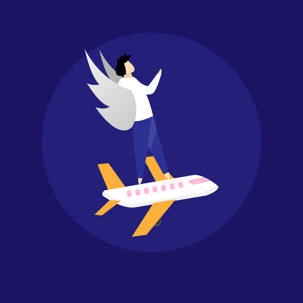 帮助人飞翔，商人长翅膀图片下载