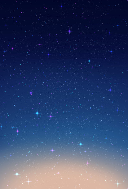 美丽的夜空背景插图图片下载