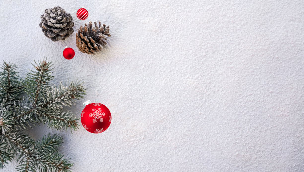 圣诞快乐和节日快乐贺卡，框架，横幅。新年。诺埃尔。圣诞背景装饰图片下载