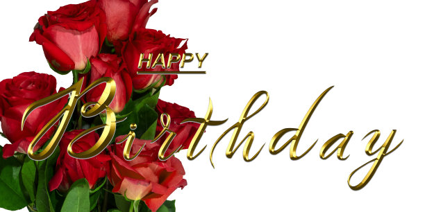 带鲜花的生日卡片，送给女人或女孩图片下载