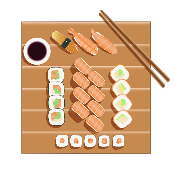 寿司卷插图图片下载