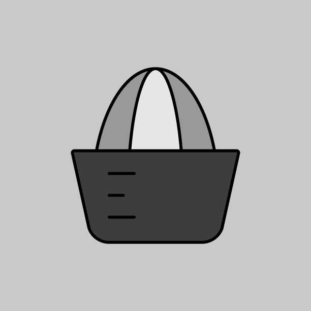 柠檬挤压器矢量图标。厨房电器图片下载