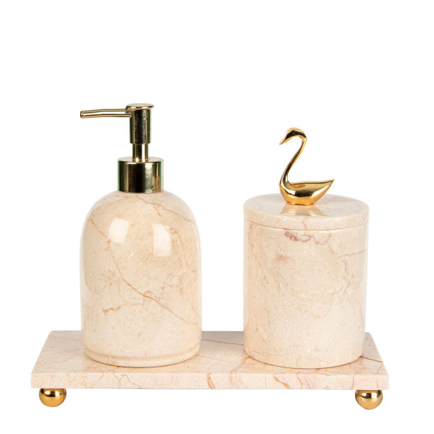 石制浴室装饰项目收集孤立的白色背景图片下载